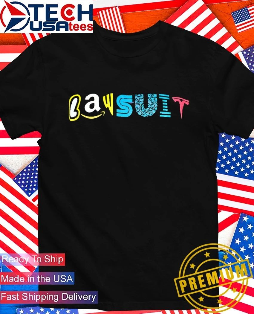 Lawsuit logos shirt