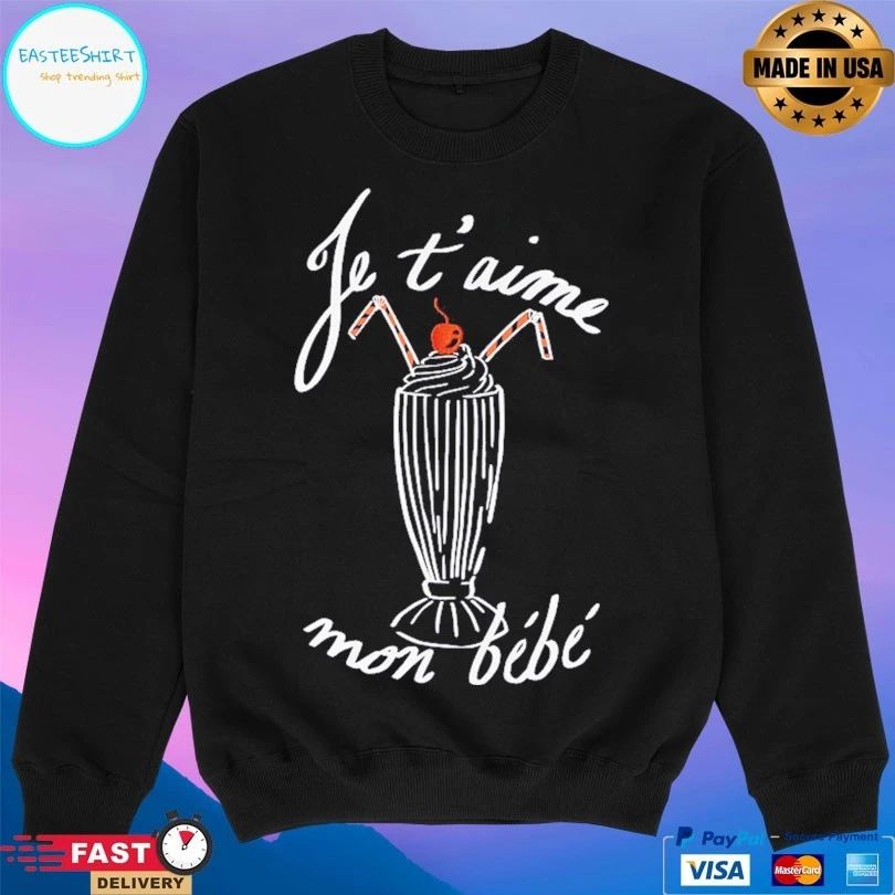 Je’t Aime Mon Bébé Mon T-shirt