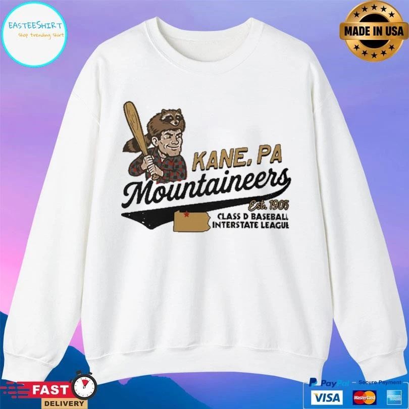 Kane Mountaineers Est 1905 Class D Baseball Interstate League T-shirts