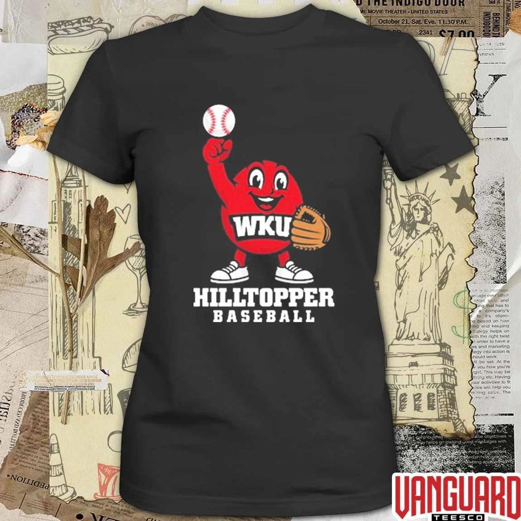 Western Kentucky Hilltoppers baseball Mascot Big Red t-shirt
