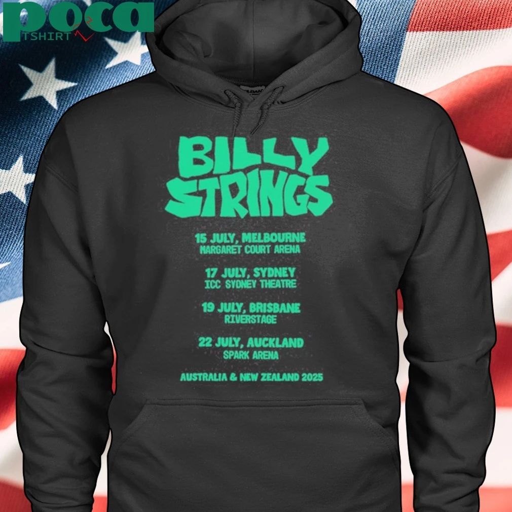 Billy Strings 2025 Tour Australia and New Zealand Shirt