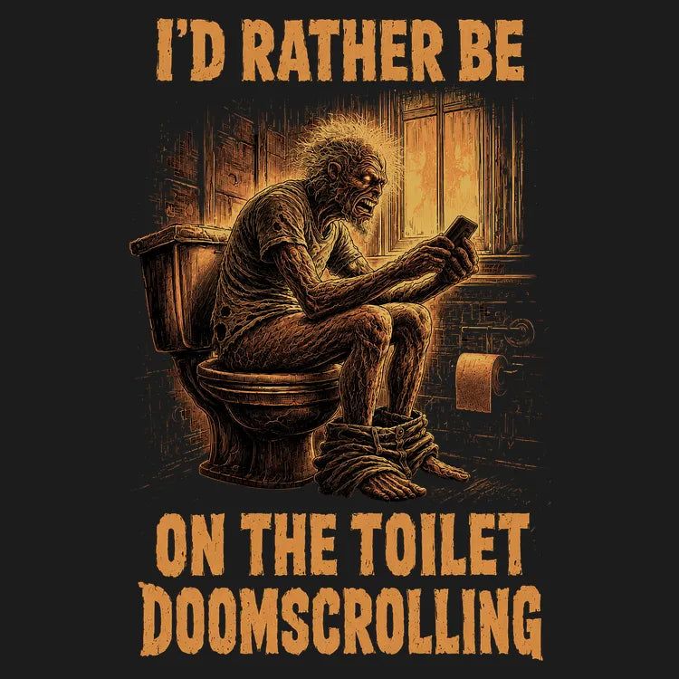 I'd Rather Be on the Toilet Doomscrolling
