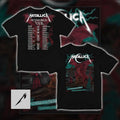 Metallica M72 World Tour 2026 Cardiff Wales Principality Stadium Red Dragon Graphic Duchess Of Dark Limited Edition 2 Sided Tee