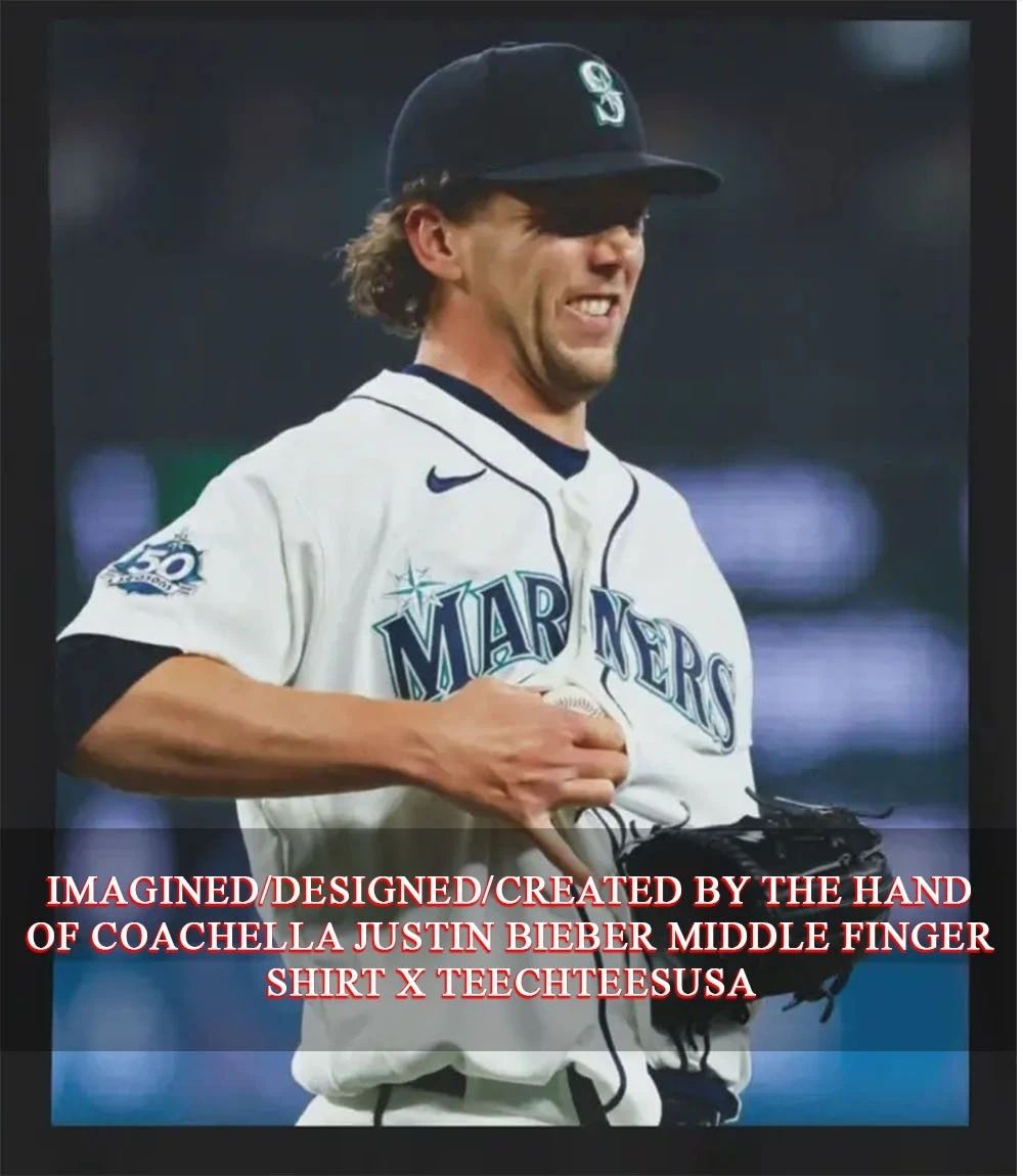 Catch ball in Logan Gilbert Seattle Mariners shirt