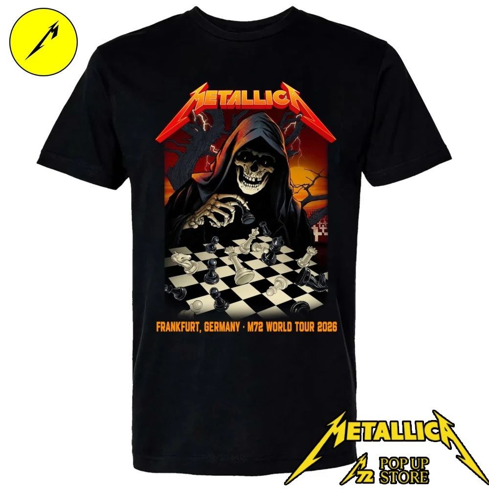 Metallica Frankfurt Germany May 22 and 24, 2026 Limited-Edition Concert T-Shirt