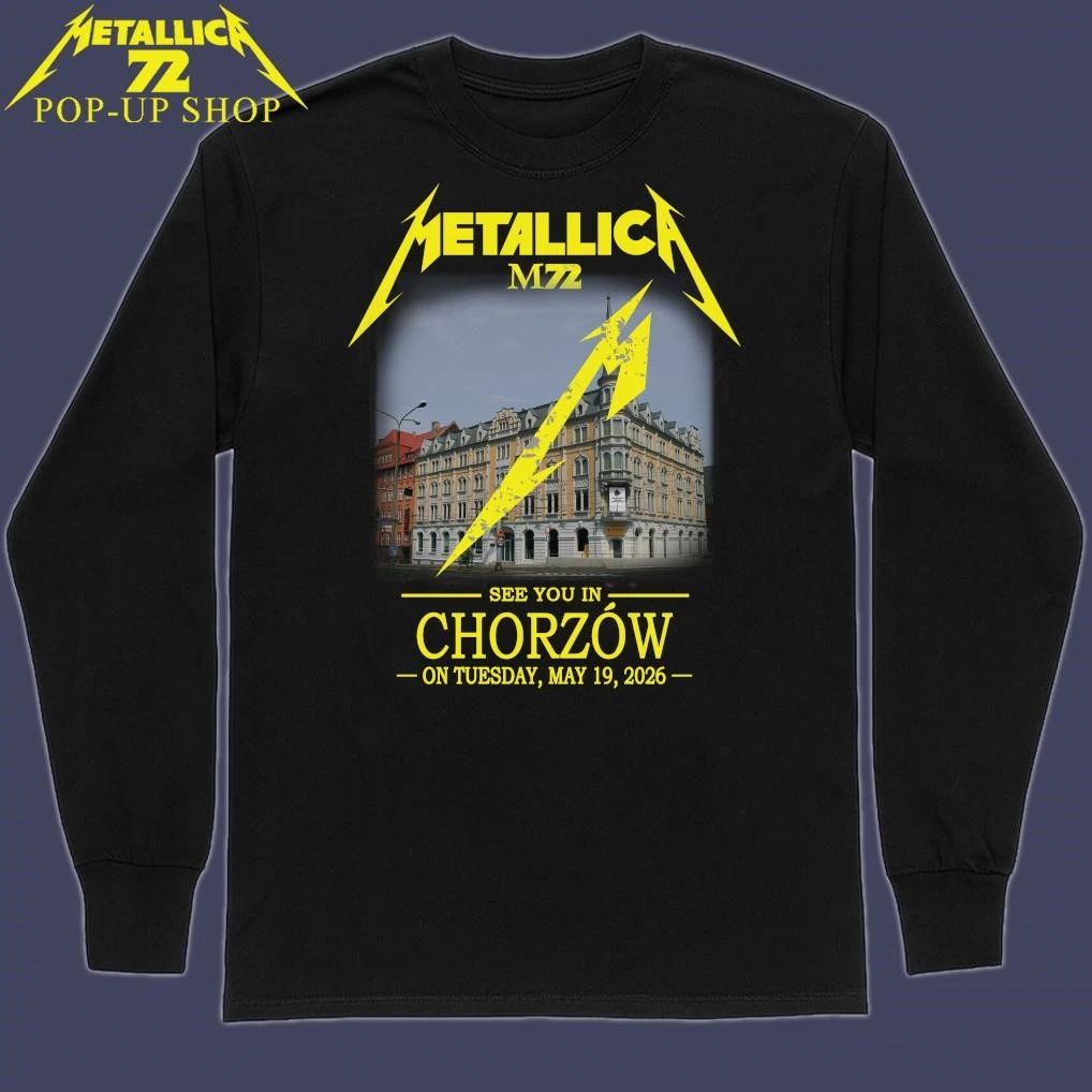 Metallica M72 See You In Chorzów On Tuesday May 19, 2026 T-Shirt