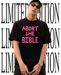 Abort the Bible inverted cross tee