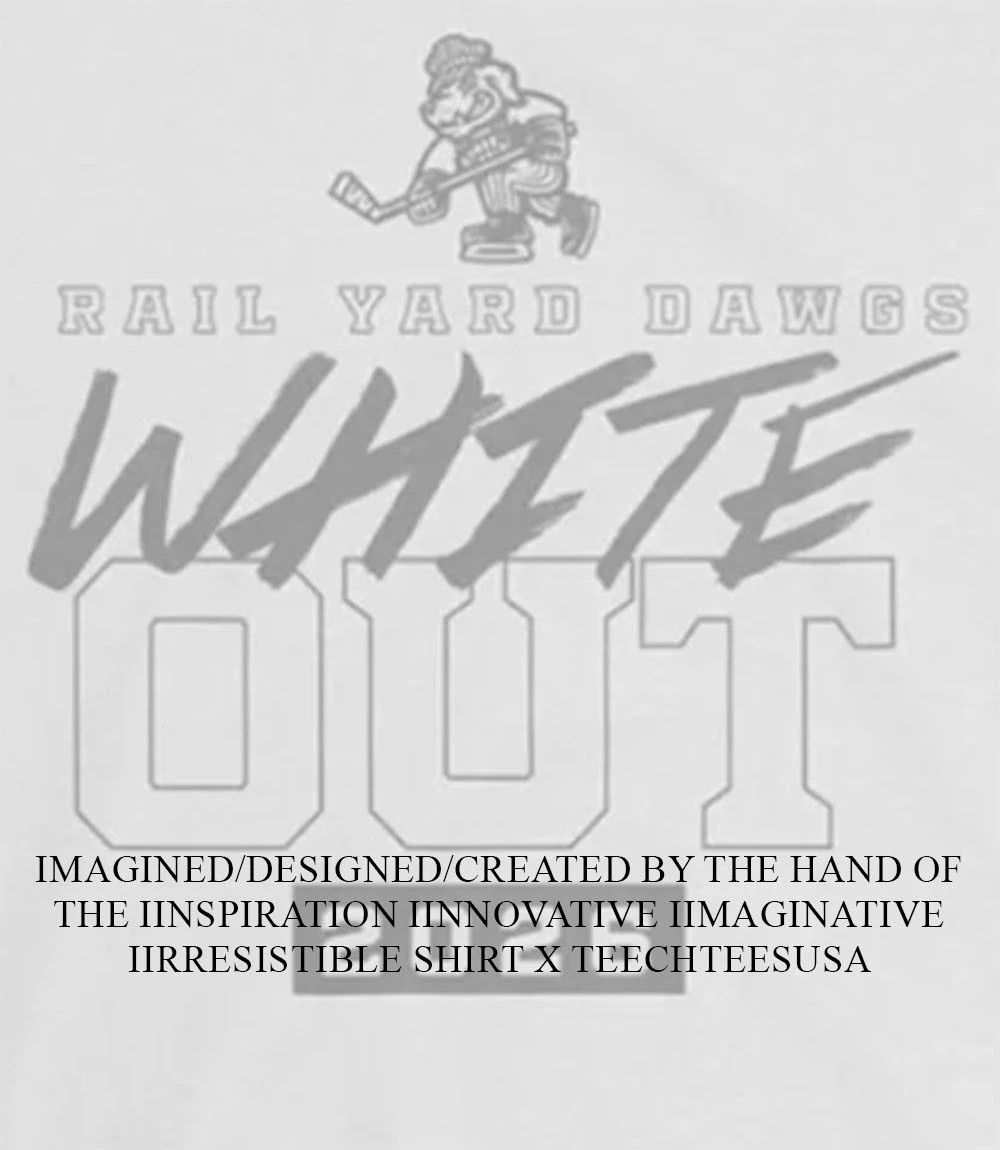 Roanoke Rail Yard Dawgs White Out 2026 shirt