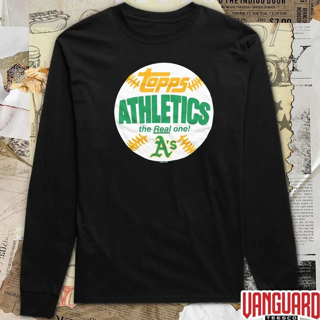 Athletics MLB 2026 x Topps Baseball The Real One t-shirt