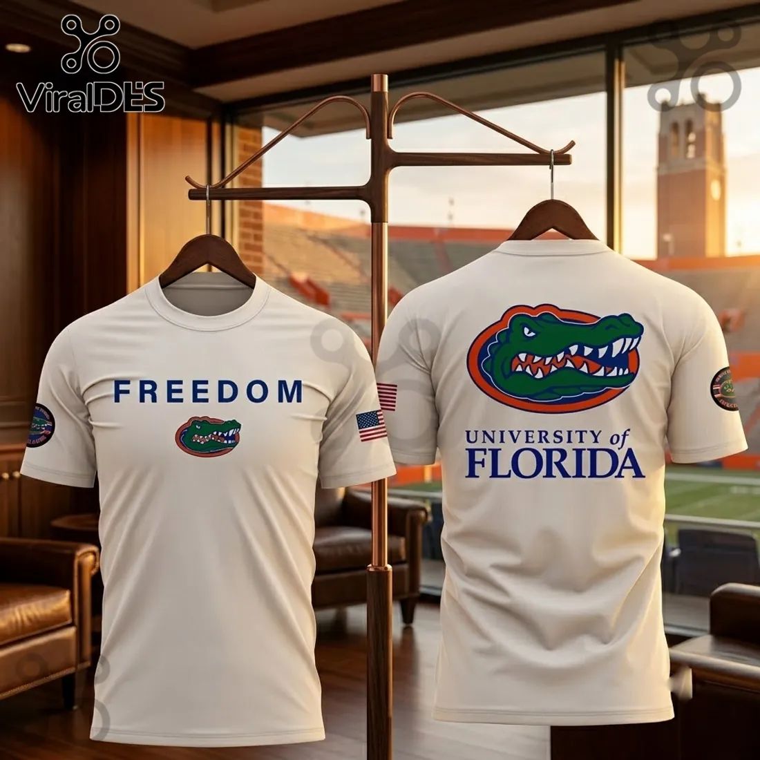 University of Florida Freedom White T-Shirt