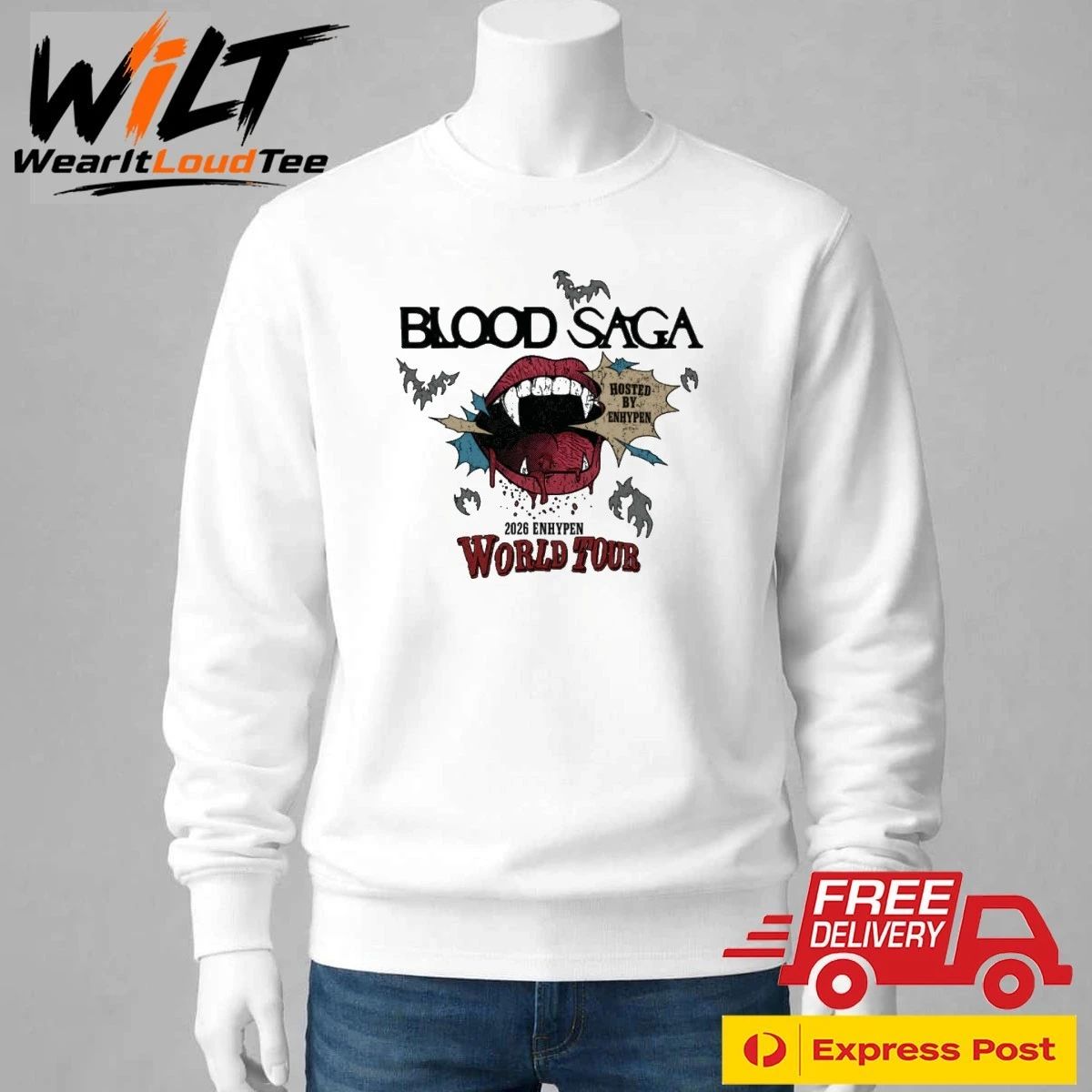 Enhypen Blood Saga World Tour Shirt