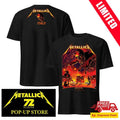 Metallica M72 Tour 2026 Bologna Italy Venue Art T-Shirt
