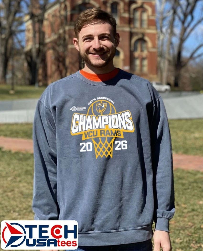 VCU Rams 2026 A-10 Men’s Basketball Tournament Champions shirt