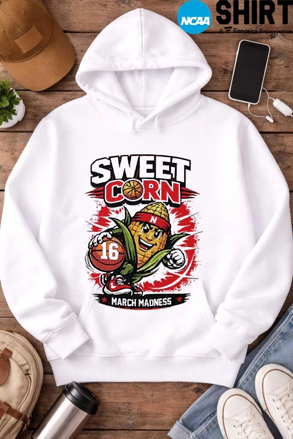 Nebraska Basketball Sweet Corn 16 March Madness Shirt