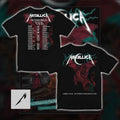 Metallica M72 World Tour 2026 Cardiff Wales Principality Stadium Y Ddraig Goch Dragon Fantasy Art By Duchess Of Dark Double Sided Tee