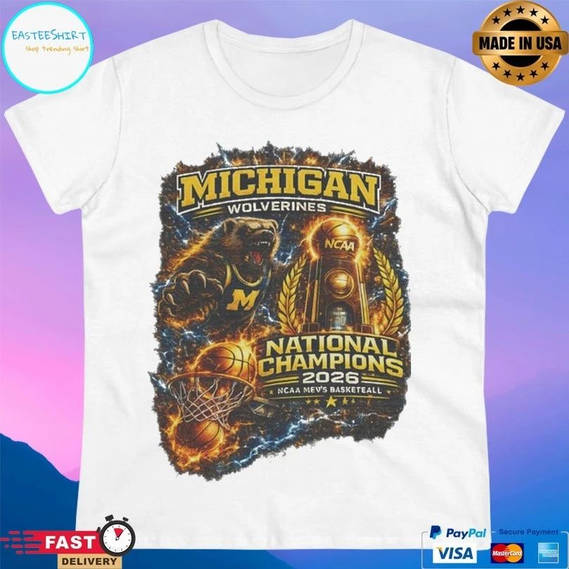 Michigan Wolverines National Champions Ncaa Men’s Basketball T-shirt
