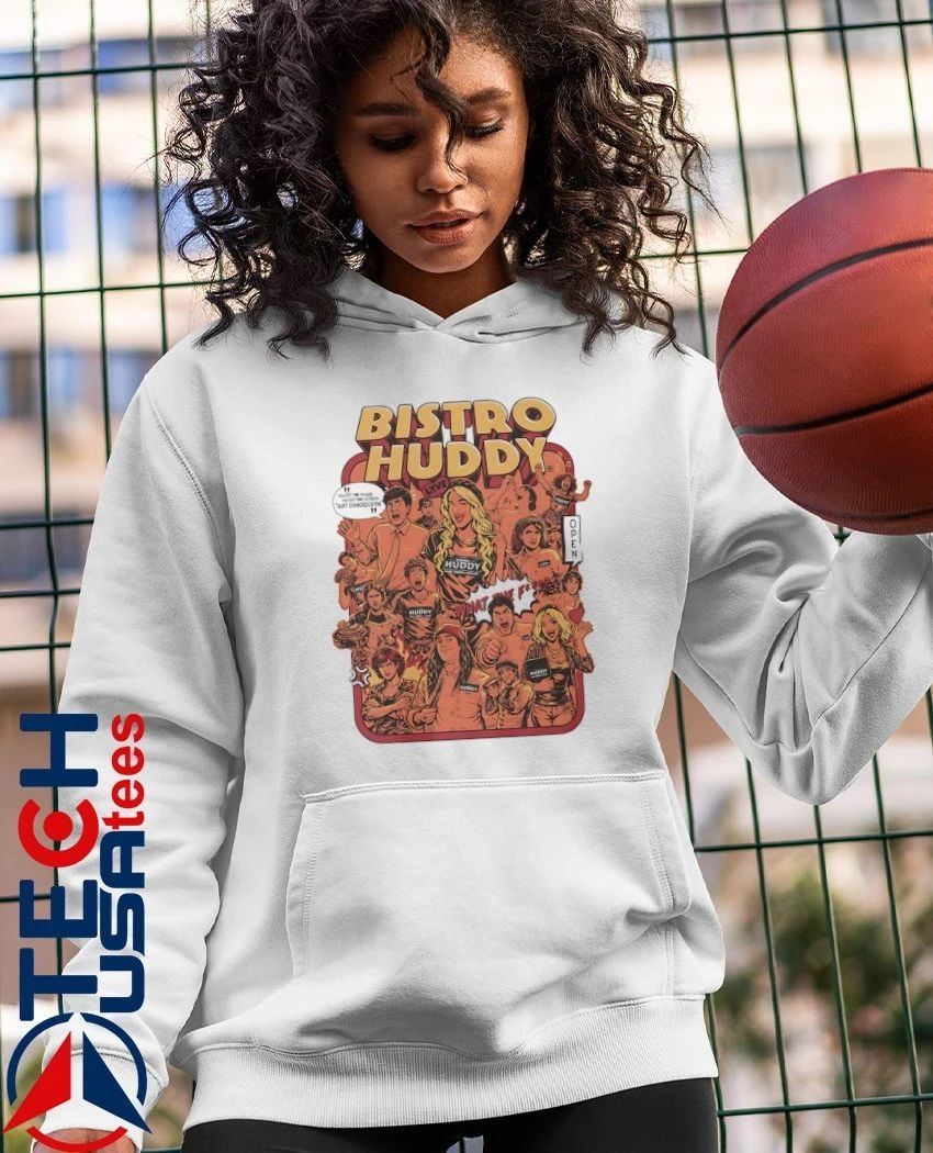 Bistro Huddy graphic shirt