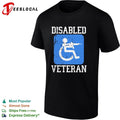 Disabled Veteran military army handicapped T-shirt