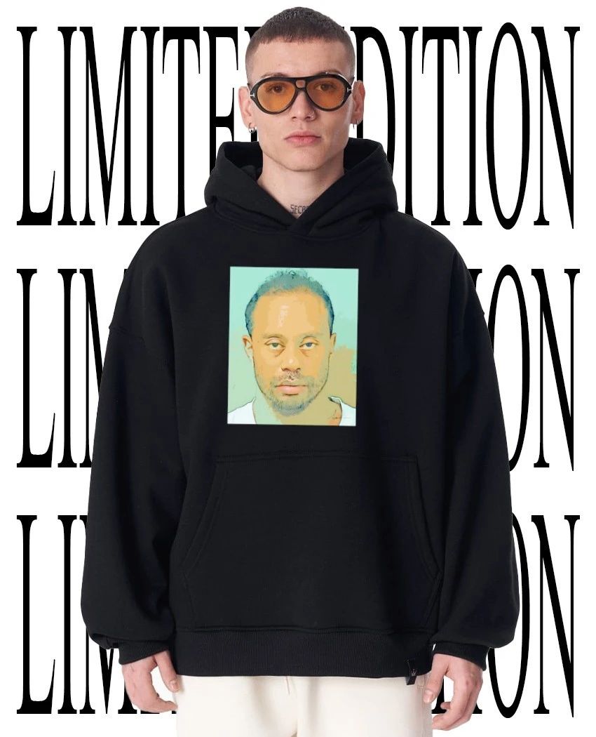 Tiger Woods Mugshot Stylized Golf shirt
