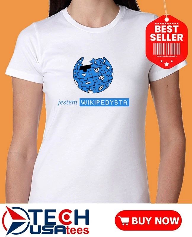 Jestem Wikipedysta logo shirt