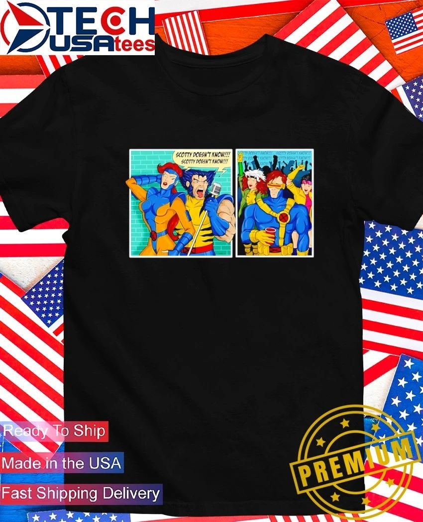 Wolverine and Jean Grey Scotty doesn’t know shirt