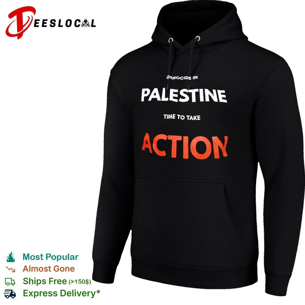 Genocide in Palestine Time to Take Action T-shirt