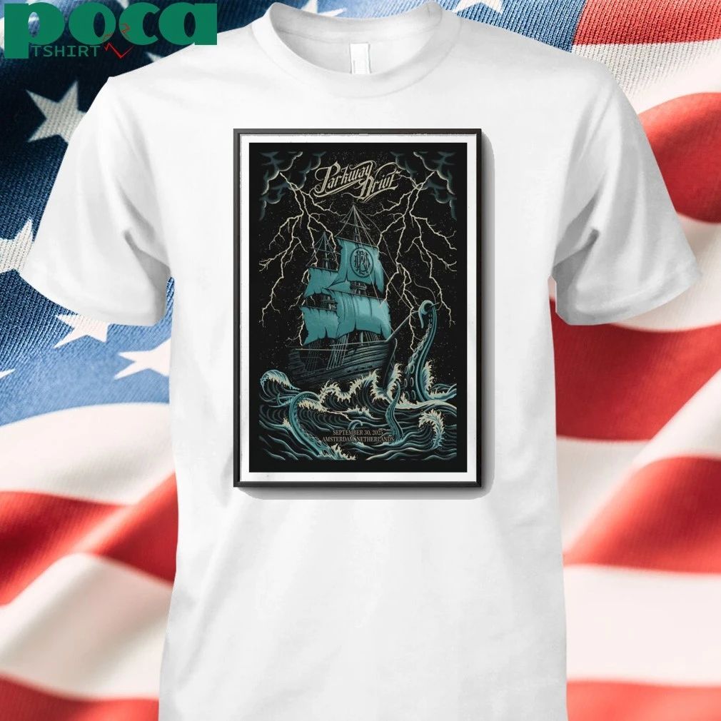Parkway Drive Tour Amsterdam, Netherlands 30 Sep 2025 Poster shirt