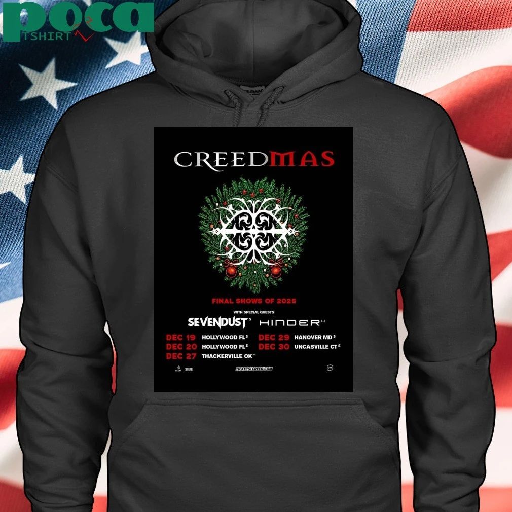 Creed Creedmas 2025 Final Shows Of 2025 Christmas On December Schedule Dates Home Decor Poster T-shirt
