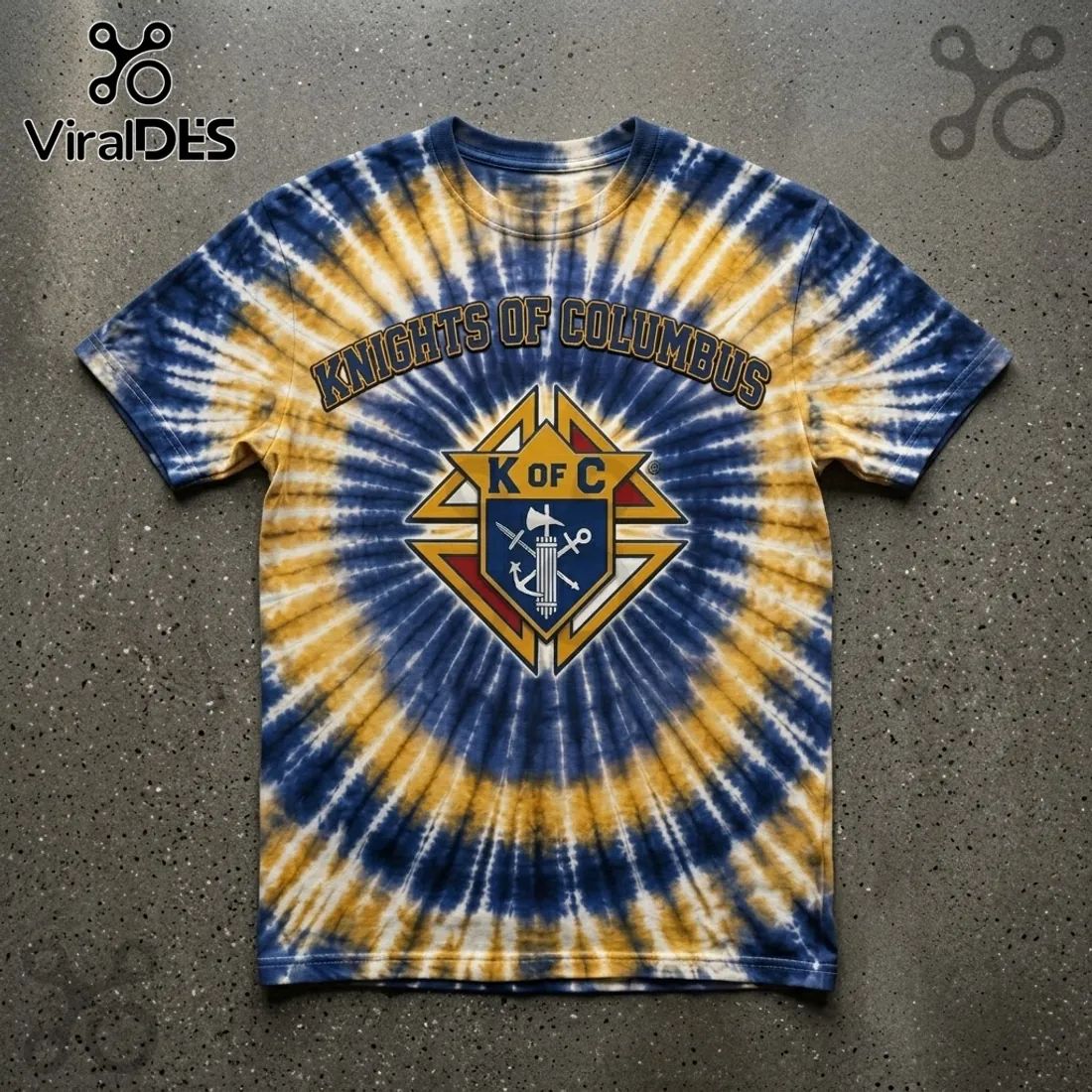 Knights of Columbus Premium Tie Dye T-Shirt
