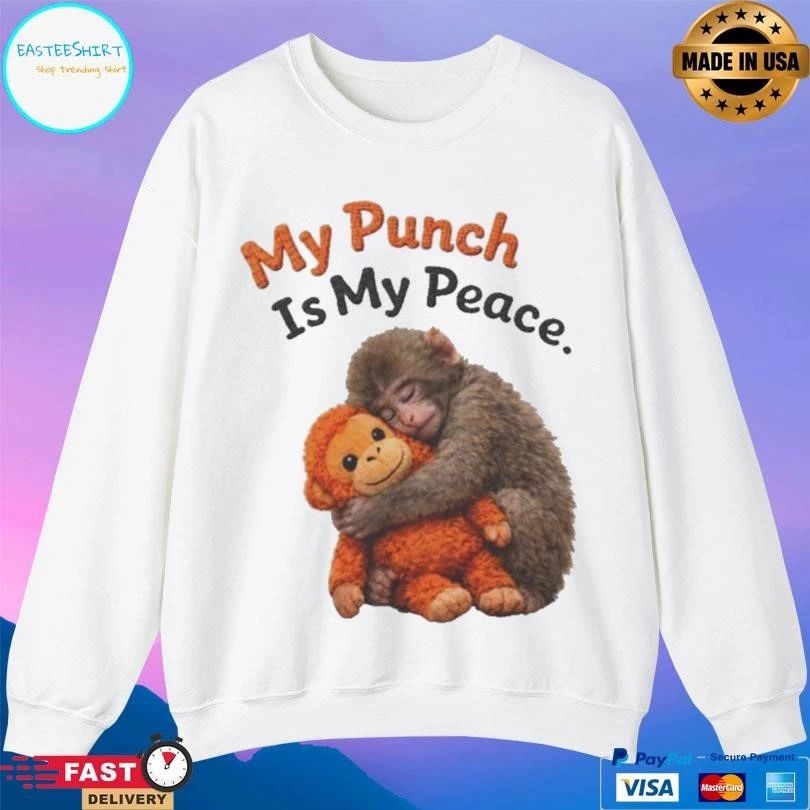 My Punch Is My Peace Viral Baby Monkey Punch 2026 T-shirts