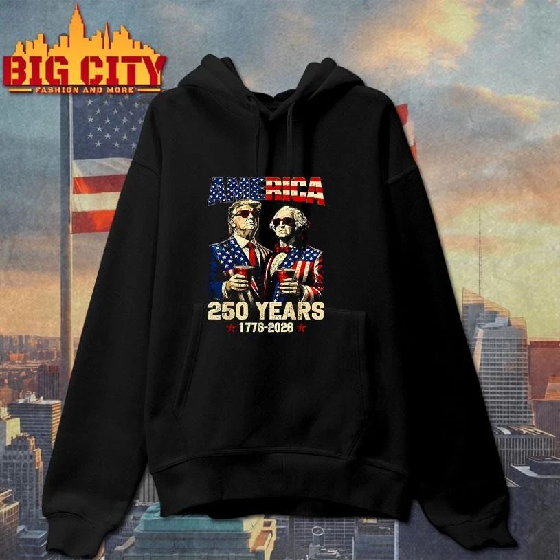 Trump and Washington America 250th USA Anniversary Shirt