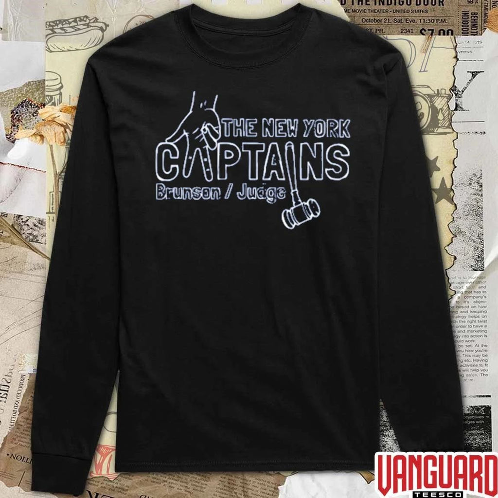 The New York The Captains Brunson And Judge MLB 2026 t-shirt