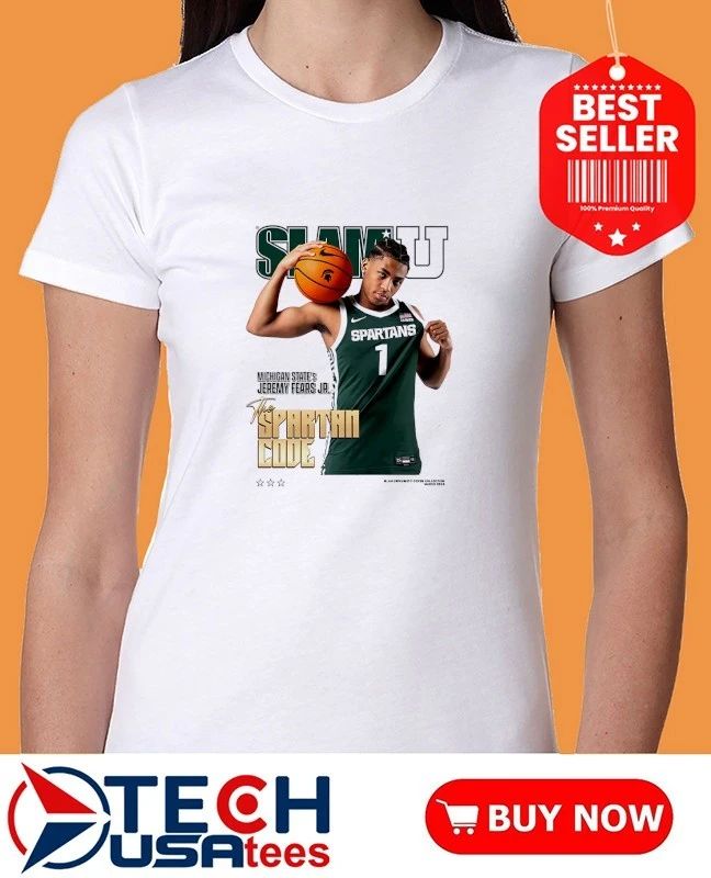 Slam The Michigan State’s Jeremy Fears Jr. Spartan Code shirt