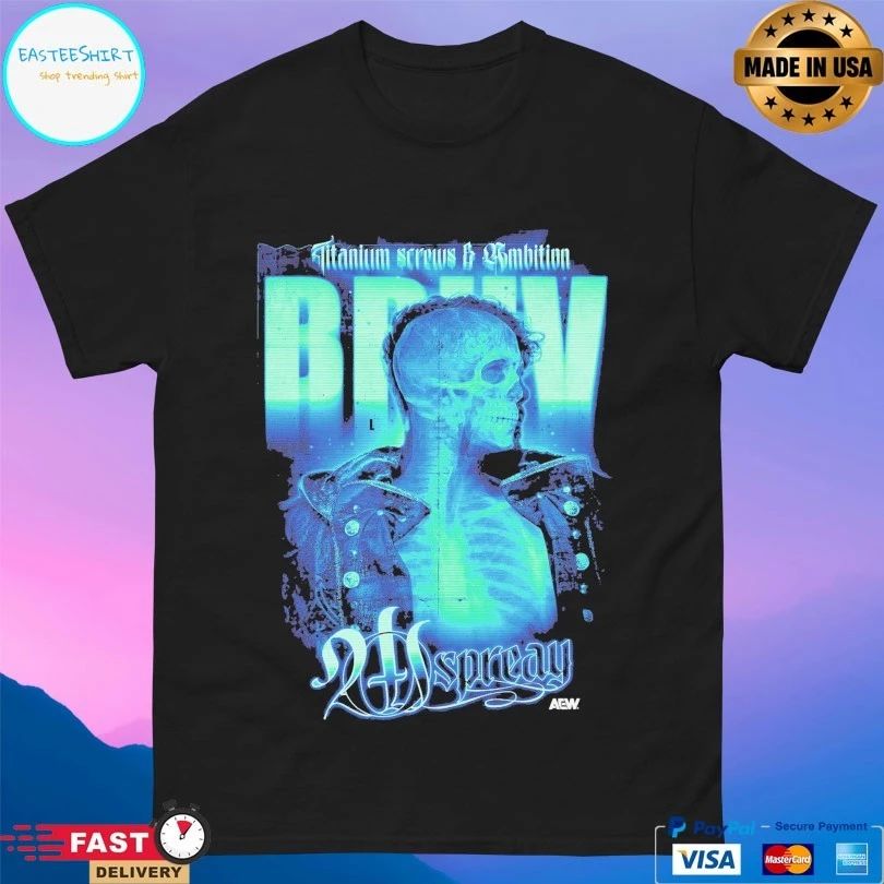 Will Ospreay Titanium Screws And Ambition T-shirts