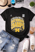 Michigan Wolverines 2026 NCAA Men’s Basketball National Champions Confetti Celebration T-Shirt