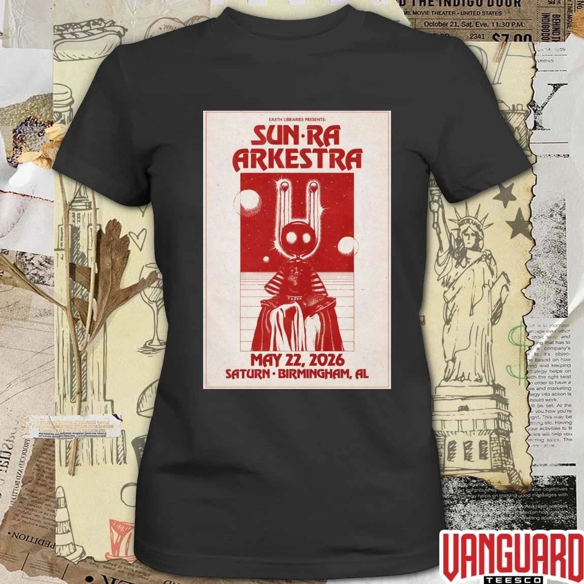 Sun Ra Arkestra May 22 2026 Saturn Birmingham AL Poster t-shirt