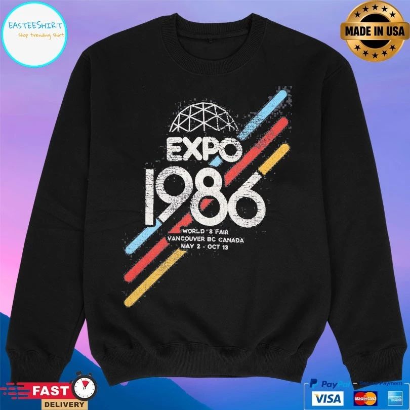 Expo 1986 World’s Fair Vancouver Bc Canada May 2 Oct 13 T-shirt