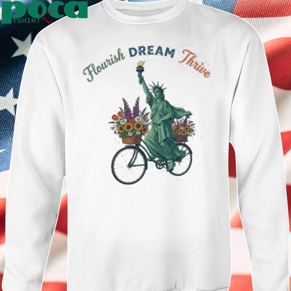 Anti-Trump Flourish Dream Thrive Portland Frog 2025 T-shirt