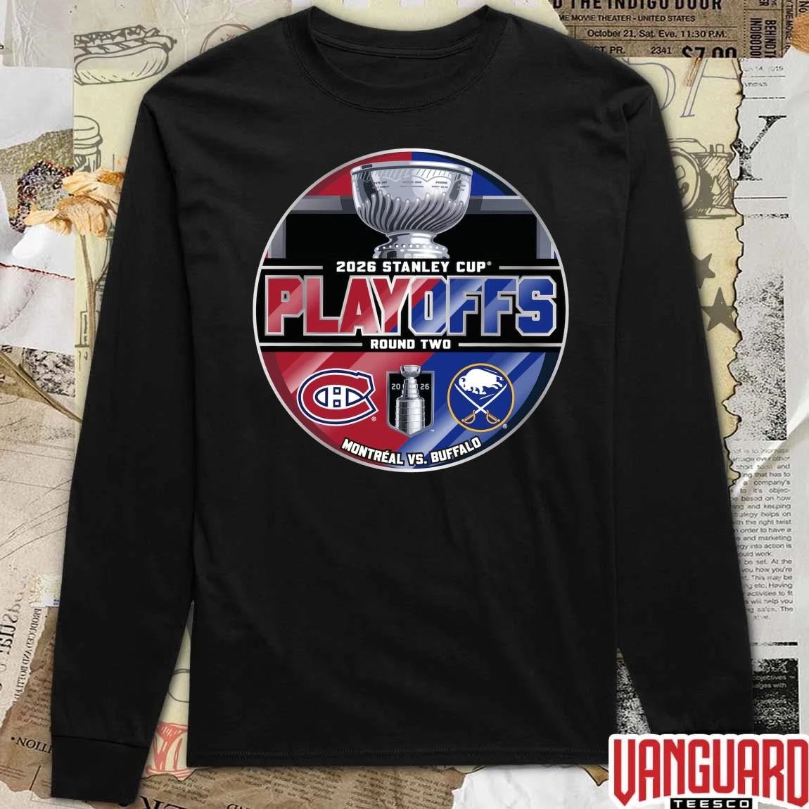 Buffalo Sabres vs. Montreal Canadiens Inglasco 2026 Stanley Cup Playoffs Second Round Dueling Match-Up t-shirt