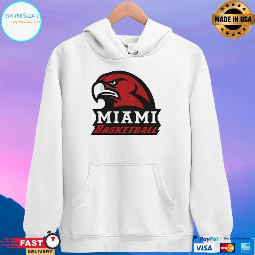 Miami Redhawks Oh Basketball Logo T-shirts