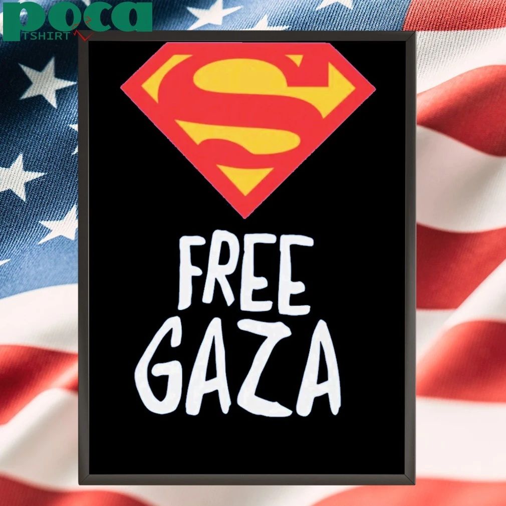 Superman Free Gaza Shirt