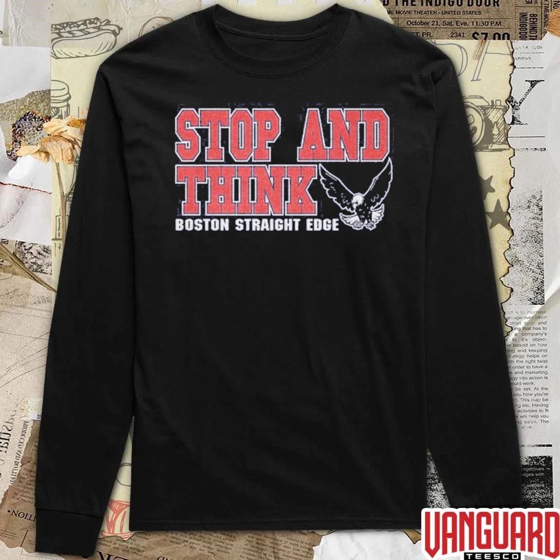 2026 Stop And Think Boston Straight Edge t-shirt