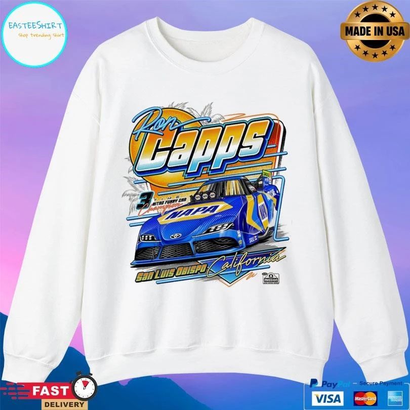 Ron Capps 3x Champion Car California T-shirts