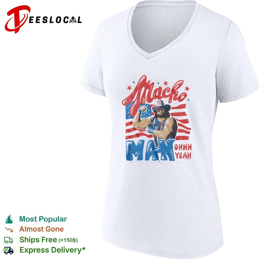Patriotic Macho Man Randy Savage Ohhhh Yeah T-shirt