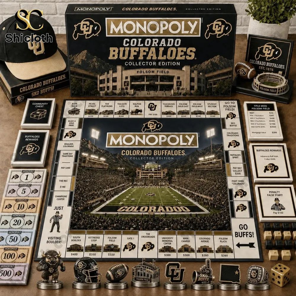 Colorado Buffaloes Collector Edition Monopoly Board Game