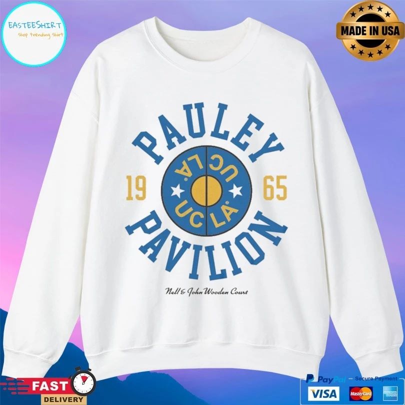 UCLA Nell And John Wooden Court Pauley Pavilion 1965 T-shirts