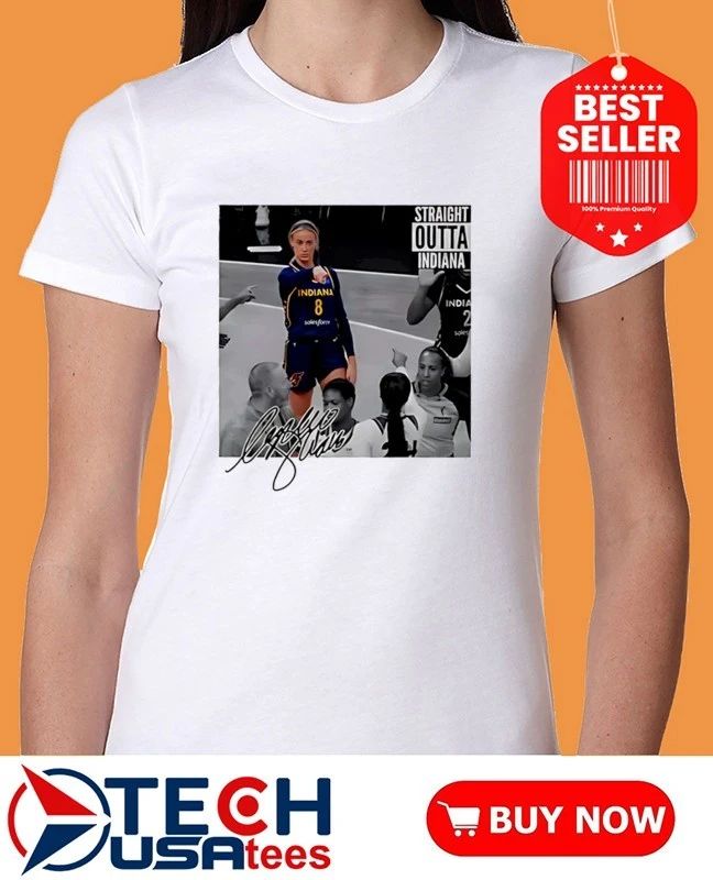 Sophie Cunningham Straight Outta Indiana signature shirt