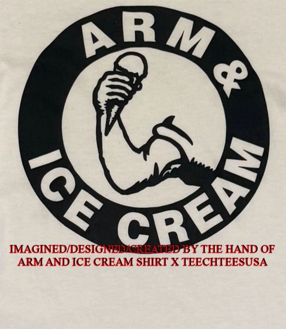 Arm and ice cream shirt