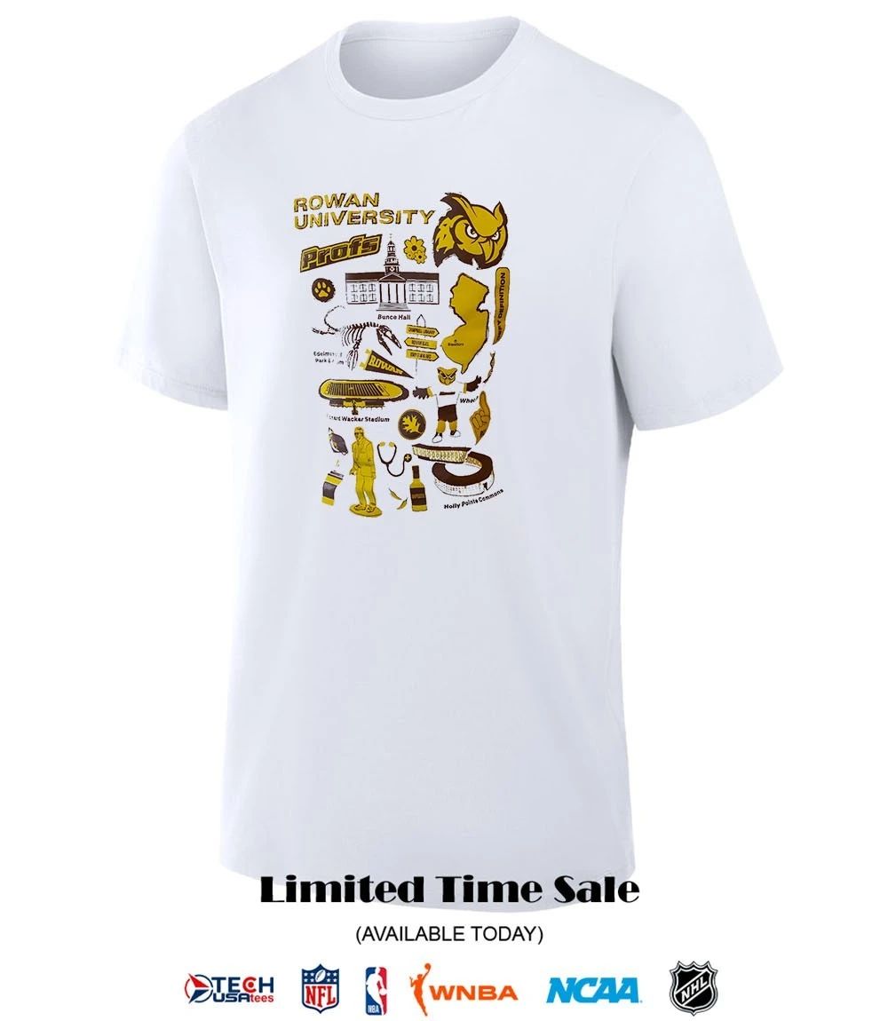 Rowan University Profs icons shirt