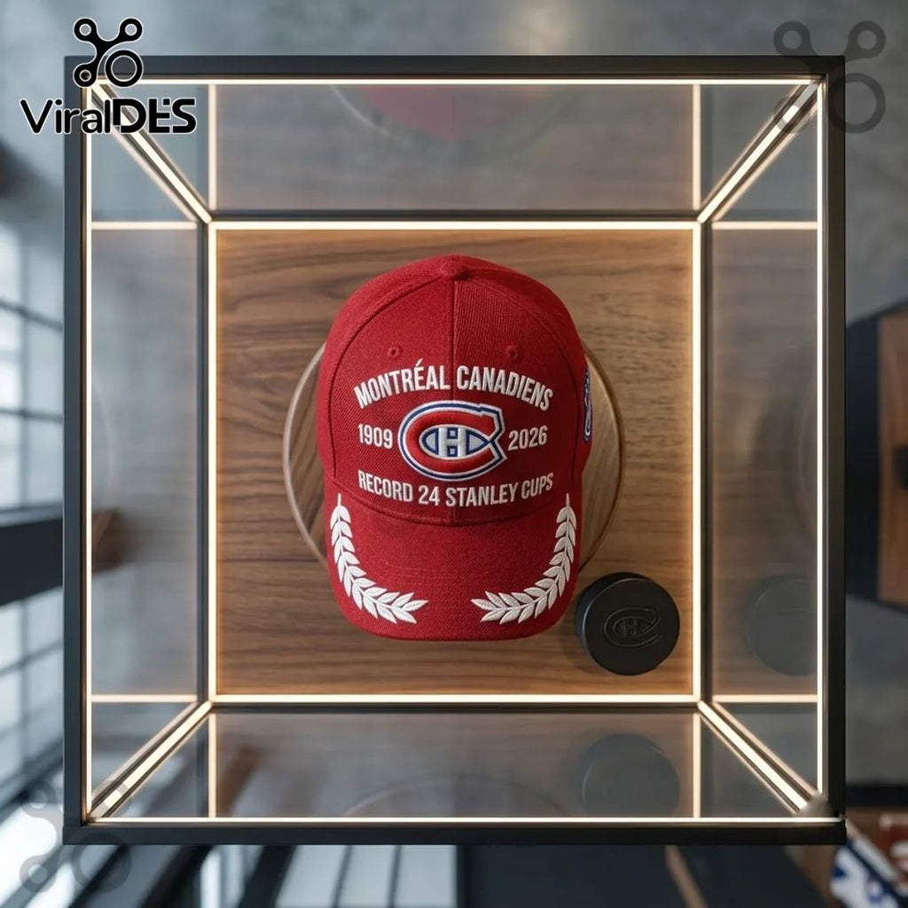 Montreal Canadiens 24 Stanley Cups Snapback Cap